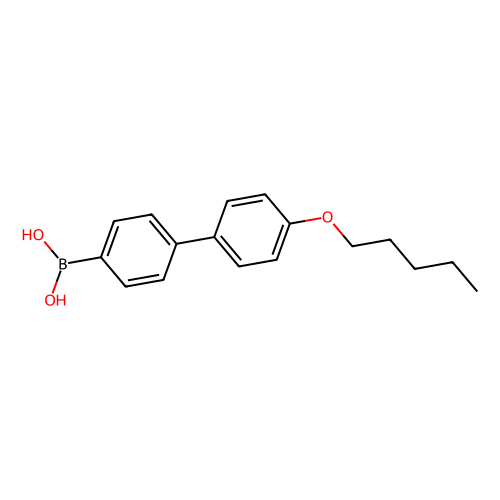 4'-<em>戊</em>氧基联苯基-4-硼酸 (含不同量的<em>酸酐</em>)，158937-25-8，95%