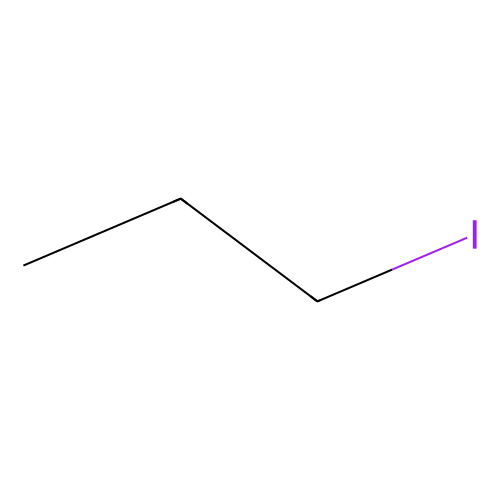 <em>1</em>-碘丙烷，107-08-4，99%，含稳定剂铜屑