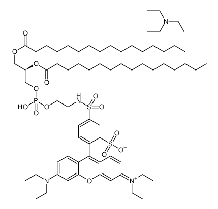 <em>罗丹明</em>DHPE [<em>罗丹明</em>B 1,2-双十六烷酰基-sn-甘油-3-磷酸乙醇胺,三乙铵盐]，126111-99-7