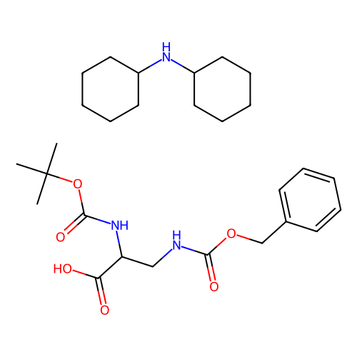 <em>Boc-3</em>-(Z-<em>氨基</em>)-<em>L</em>-丙氨酸 <em>二</em>环己基铵盐，65710-58-9，≥98.0% (HPLC)