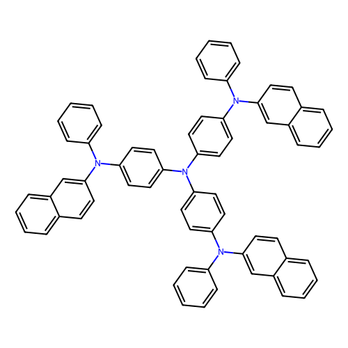 <em>4,4</em>',<em>4</em>''-<em>三</em>[<em>2</em>-萘<em>基</em><em>苯基</em>氨基]<em>三</em><em>苯基</em>胺，185690-41-9，98%