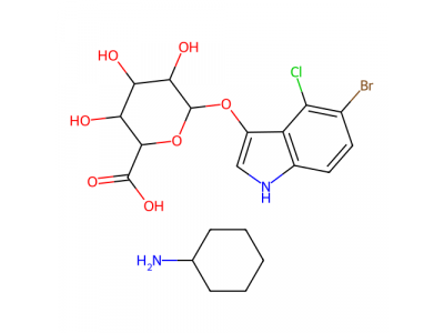 5-溴-4-氯-3-吲哚基-β-D-葡糖苷酸环己胺盐（X-GlcA），114162-64-0，99%