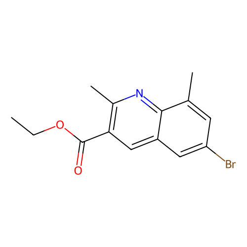 6-溴-2,8-二甲基喹啉-3-<em>羧酸</em>乙酯，1189106-<em>89-5，98</em>%