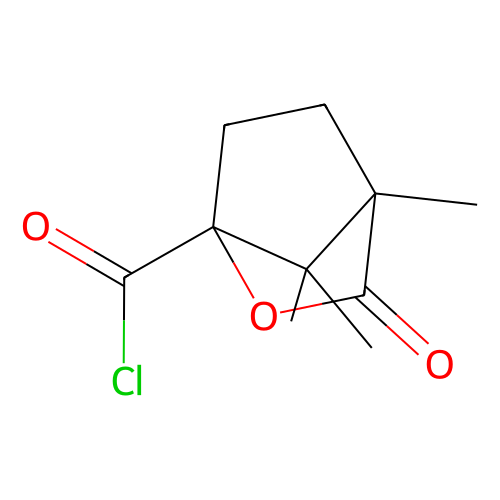 (-)-(<em>1S</em>,<em>4</em>R)-坎烷酰氯，39637-74-6，98%