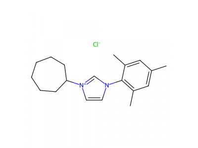 1-环庚基-3-均三甲苯基-1H-咪唑-3-鎓氯化物，1583244-04-5，97%