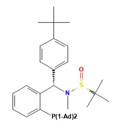 [S(R)]-<em>N</em>-[(S)-(4-叔<em>丁基</em>苯基)[2-(二金刚烷基膦)苯基]甲基]-<em>N</em>-甲基-2-叔<em>丁基</em>亚磺<em>酰胺</em>，≥95%