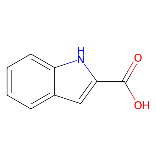 <em>吲哚</em>-<em>2</em>-<em>羧酸</em>，1477-50-5，98%