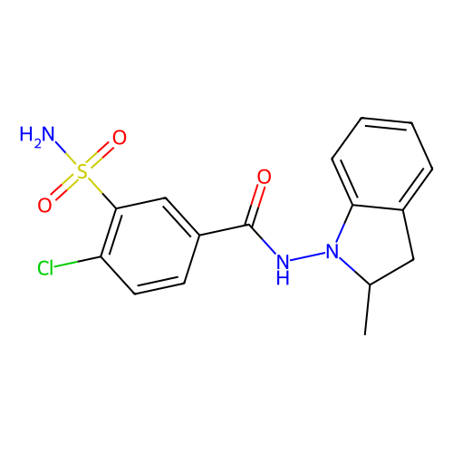 吲达帕胺，26807-<em>65-8</em>，≥98%