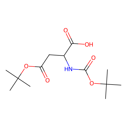 <em>叔</em><em>丁</em>氧羰基-L-天冬氨酸-4-<em>叔</em><em>丁</em>酯，1676-90-0，98%