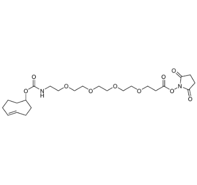 TCO4-PEG4-NHS (含≤6%二氯甲烷)，1621096-79-4，>90.0%(HPLC
