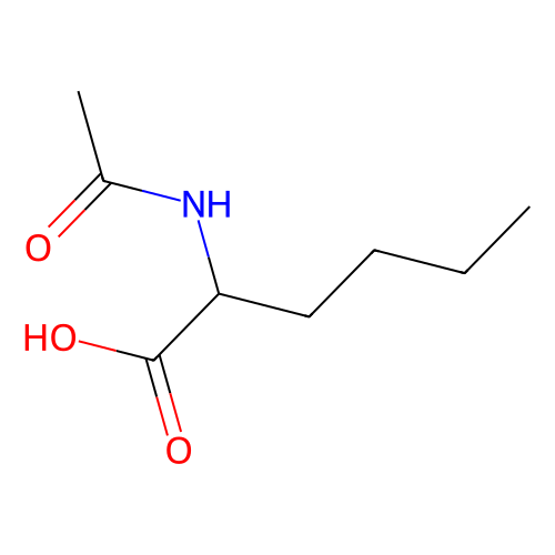 <em>N</em>-<em>乙酰基</em>-<em>DL</em>-正亮氨酸，7682-16-8，>98.0%(T)