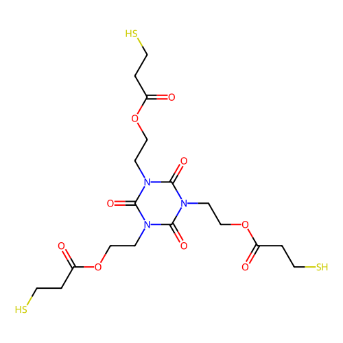 异氰脲酸<em>三</em>[2-(3-巯基丙酰氧基)乙酯]，36196-<em>44-8</em>，≥70%