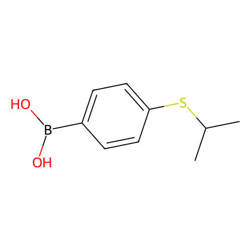 4-（异<em>丙</em>硫基）苯硼酸(含不同量的<em>酸酐</em>)，380427-38-3，97%