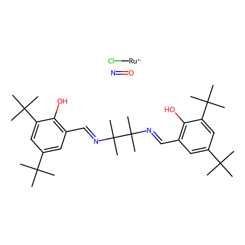 氯代亚硝酰[N,N'-双(<em>3</em>,5-<em>二叔</em><em>丁基</em>亚<em>水杨</em>基)-1,1,2,2-四甲基乙二胺酸]钌(IV)，386761-71-3，85%