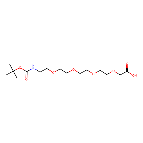 N-叔丁氧羰基-四<em>聚乙二醇</em>-乙酸，876345-13-0，97%