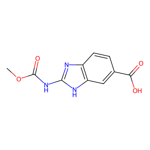 2-甲氧羰基氨基-1H-<em>苯并咪唑</em>-6-羧酸，65003-40-9，97%