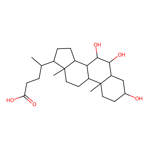 5β-<em>氯酸</em>-3α，6β，<em>7</em>α-三醇，2393-58-0，≥95%