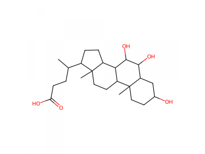 5β-氯酸-3α，6β，7α-三醇，2393-58-0，≥95%