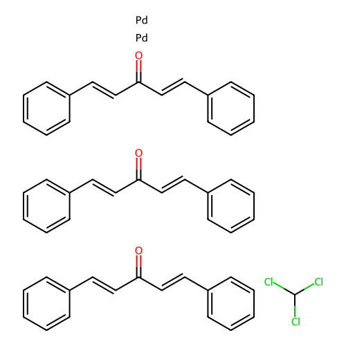 三(二亚苄基丙酮)二钯，氯仿加合物，52522-40-4，98