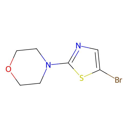 4-(5-溴噻唑-<em>2</em>-<em>基</em>)<em>吗</em><em>啉</em>，933728-73-5，98%