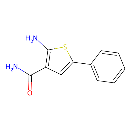 <em>2</em>-氨基-5-苯基-<em>噻吩</em>-3-<em>羧酸</em>酰胺，4815-35-4，96%