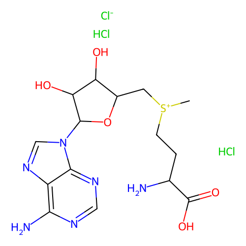 S-(5′-腺苷)-<em>L</em>-<em>甲硫氨酸</em><em>氯化</em>物 二盐酸盐，86867-01-8，≥75%