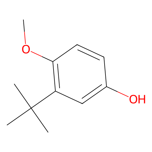 2-叔丁基-4-羟基<em>茴香</em><em>醚</em>，88-32-4，97%
