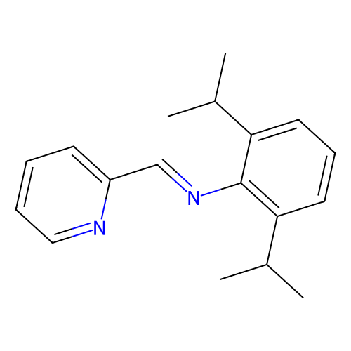 反-<em>2</em>,6-二异丙基-<em>N</em>-(<em>2</em>-<em>吡啶基</em>亚<em>甲基</em>)苯胺，908294-68-8，95%