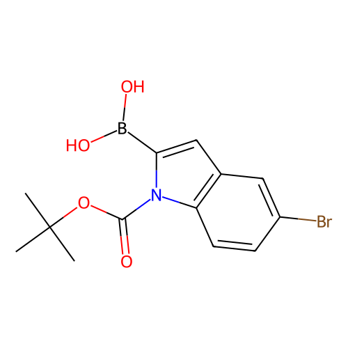 N-Boc-<em>5</em>-<em>溴</em><em>吲哚</em>-<em>2</em>-硼酸，475102-13-7，95%