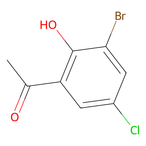 3'-溴-5'-氯-<em>2</em>'-羟基苯乙酮，59443-15-1，≥97.0%(GC)