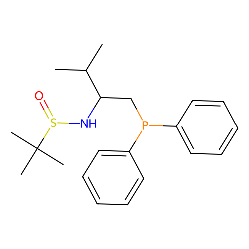[S（R）]-N-[（1S）-1-[（二苯基膦基）甲基]-<em>2</em>-甲基丙基]-<em>2</em>-甲基-<em>2</em>-丙亚磺酰胺，1803239-46-4，95%