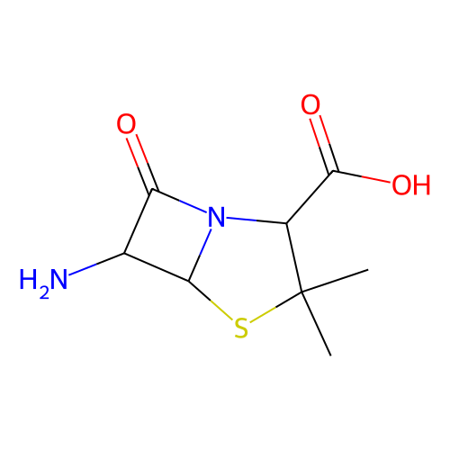 6-氨基青霉烷酸，<em>551</em>-16-6，2mM in DMSO