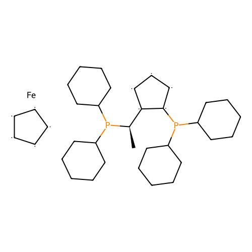 (R)-(-)-1-[(S)-2-( 二<em>环己</em>基膦基)二茂铁基]乙基二<em>环己</em>基膦，167416-28-6，95%
