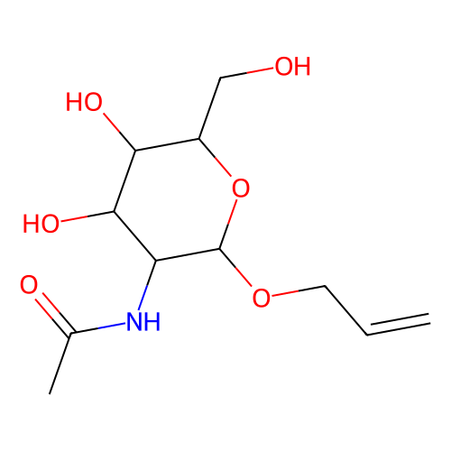 烯丙基 2-乙酰氨基-2-脱氧-a-<em>D</em>-吡喃<em>葡萄糖苷</em>，54400-75-8，98%
