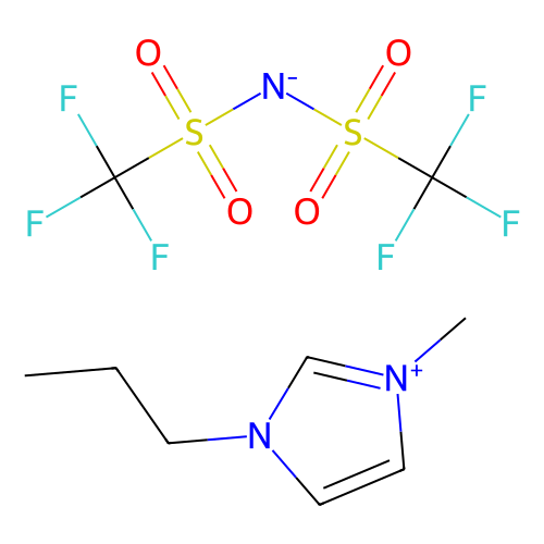 <em>1</em>-丙基-<em>3</em>-甲基咪唑双（三氟甲烷磺酰）亚胺盐，216299-72-8，98%