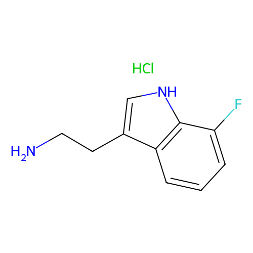 <em>2</em>-(7-<em>氟</em>-1H-吲哚-3-基)<em>乙胺</em><em>盐酸盐</em>，159730-09-3，95%