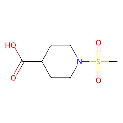 1-<em>甲</em>磺酰基<em>哌啶</em>-4-羧酸，280772-00-1，97%