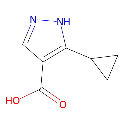 3-环丙基<em>吡唑</em>-<em>4</em>-<em>羧酸</em>，870704-26-0，96%