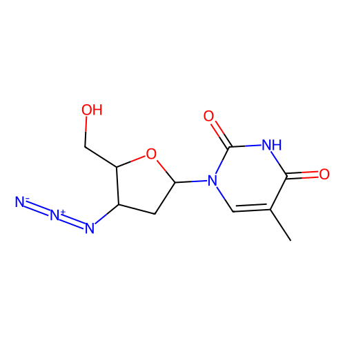 3′-叠氮-3′-<em>脱氧</em>胸苷，30516-<em>87</em>-1，10mM in DMSO