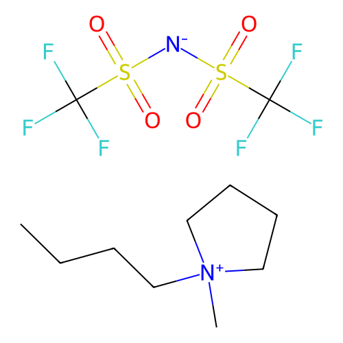 <em>1</em>-丁基-<em>1</em>-<em>甲基</em><em>吡咯</em>烷鎓双（<em>三</em>氟<em>甲基</em>磺酰基）亚胺，223437-11-4，≥99%，≤500 ppm H<em>2</em>O