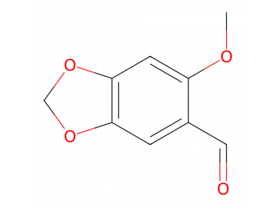 6-甲氧基苯并[1,3]二恶唑-5-甲醛，5780-00-7，97%