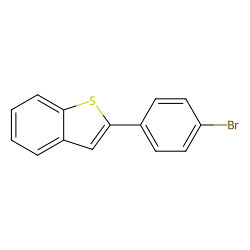 2-(4-溴<em>苯基</em>)苯并[b]<em>噻吩</em>，19437-86-6，98%