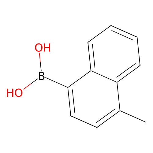 4-甲基-<em>1</em>-萘硼酸(含不定量的酸酐)，103986-53-4，96%