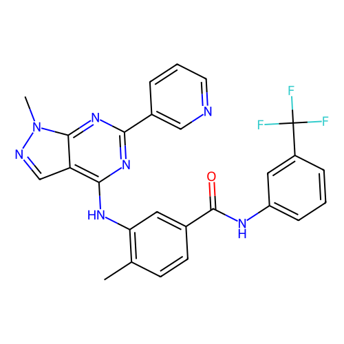NVP-BHG712,EphB4 激酶自身<em>磷酸化</em> 的<em>抑制剂</em>，940310-85-0，≥98%