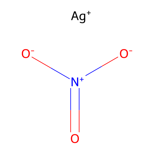 硝酸银浓缩液，7761-88-8，稀释成1升使用，稀释后的浓度为<em>0.1M</em>