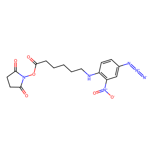 6-（4-叠氮基-2-硝基<em>苯基</em>氨基）己酸<em>N</em>-羟基琥珀<em>酰</em><em>亚胺</em><em>酯</em>，64309-05-3，98%
