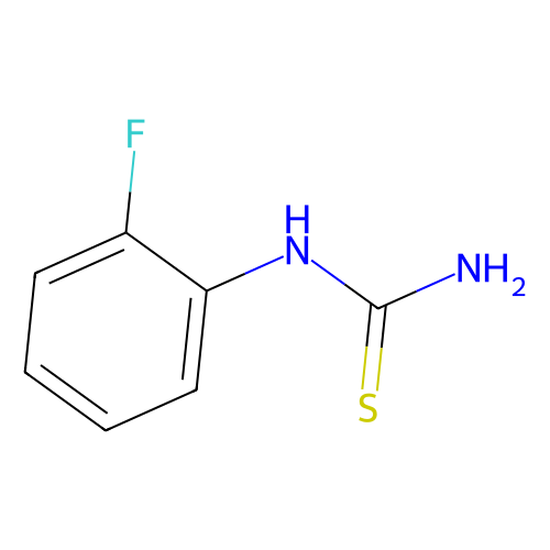 (2-氟苯基)硫脲，656-32-6，>95.0%(HPLC