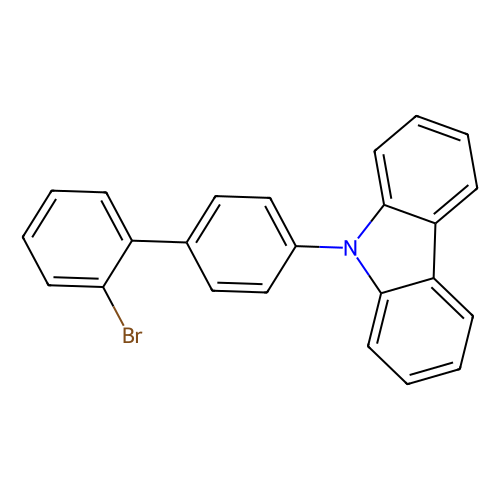 9-(2'-溴-4-联苯基)咔唑，1215228-57-1，98.0