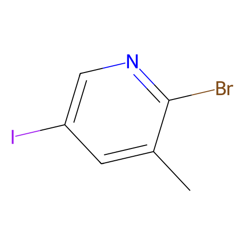 <em>2</em>-<em>溴</em>-<em>5</em>-<em>碘</em>-3-甲基吡啶，65550-78-9，>96.0%(GC)