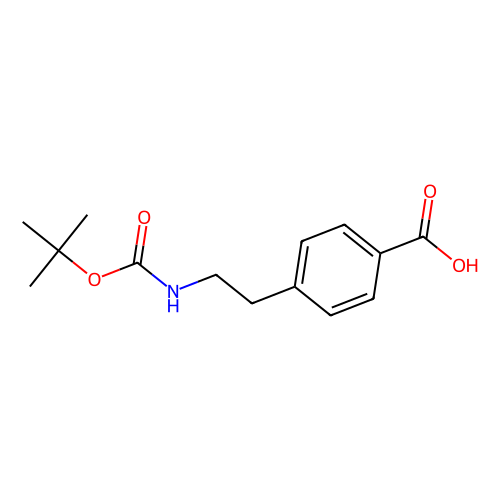4-(<em>2-BOC</em>-氨基乙基)苯甲酸，132690-91-6，98%